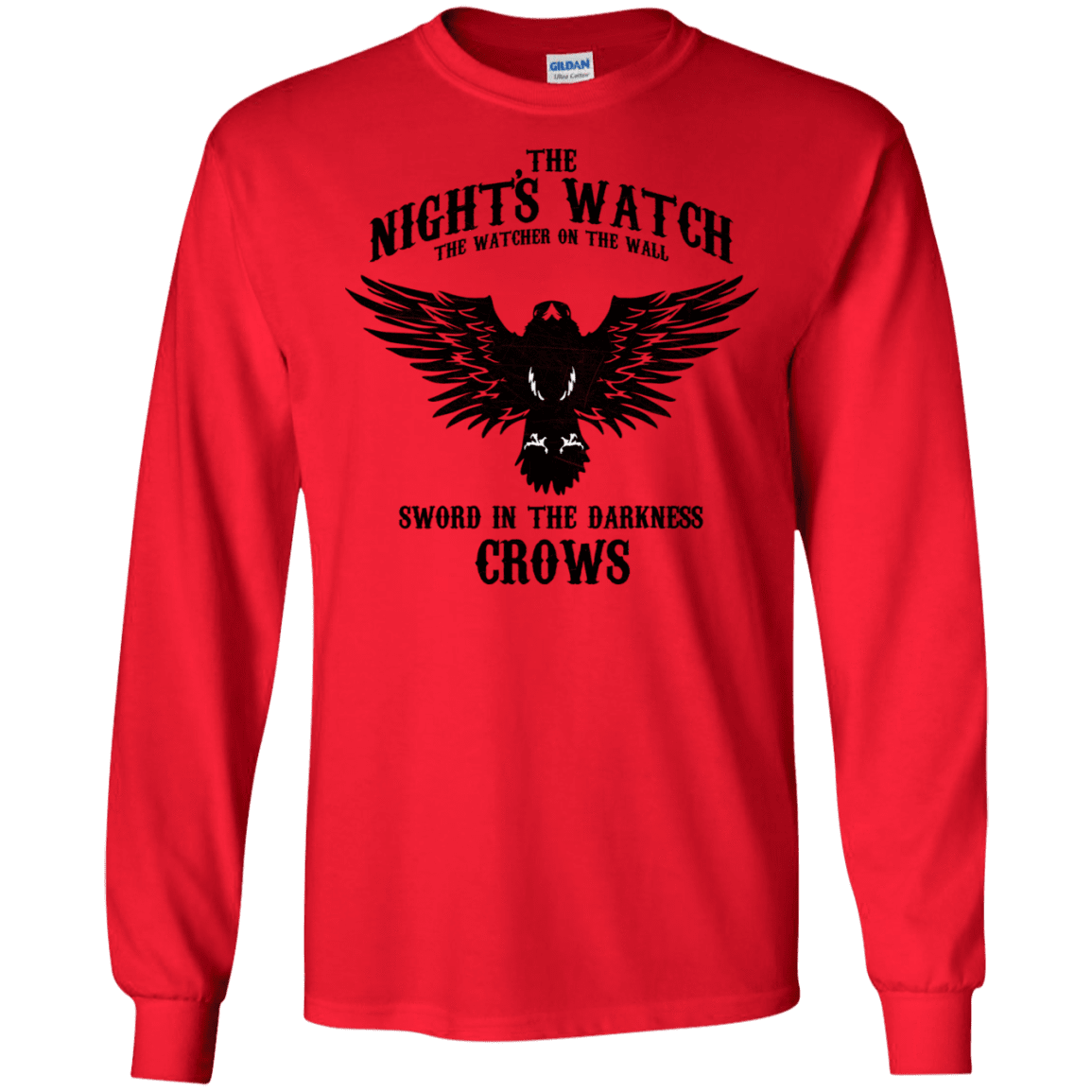 T-Shirts Red / S Watcher on the Wall Men's Long Sleeve T-Shirt