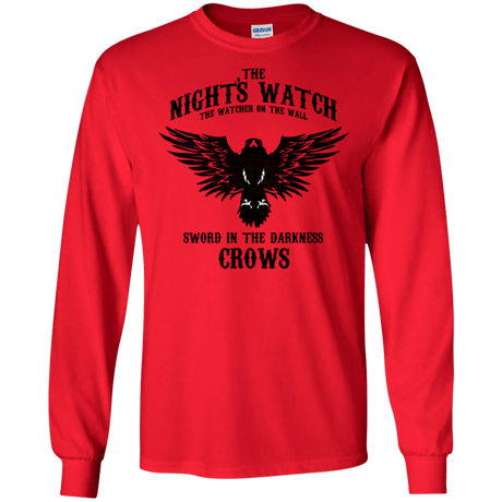 T-Shirts Red / S Watcher on the Wall Men's Long Sleeve T-Shirt