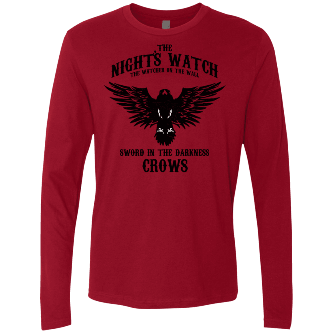 T-Shirts Cardinal / S Watcher on the Wall Men's Premium Long Sleeve