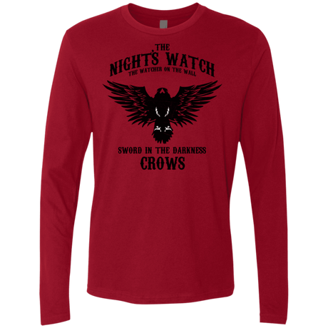 T-Shirts Cardinal / S Watcher on the Wall Men's Premium Long Sleeve