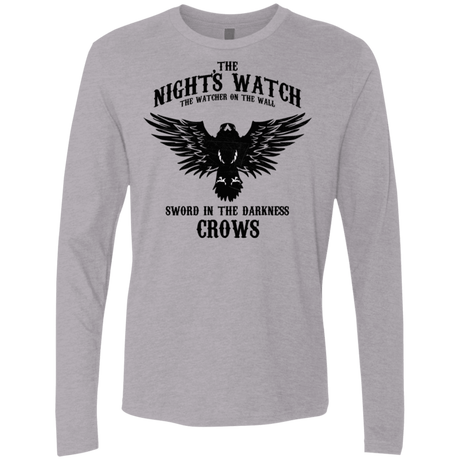 T-Shirts Heather Grey / S Watcher on the Wall Men's Premium Long Sleeve