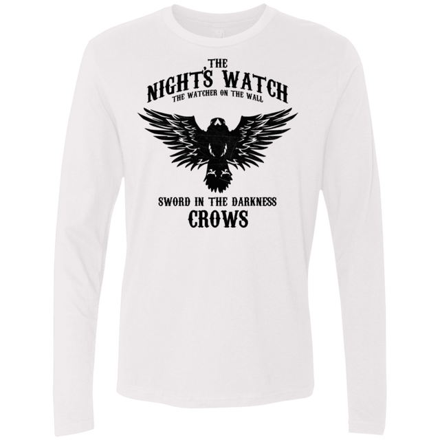 T-Shirts White / S Watcher on the Wall Men's Premium Long Sleeve
