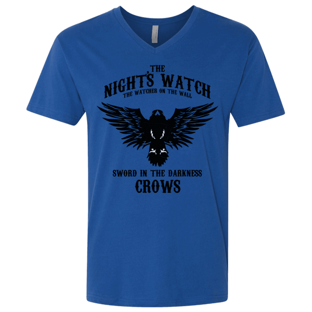 T-Shirts Royal / X-Small Watcher on the Wall Men's Premium V-Neck