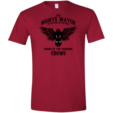 T-Shirts Cardinal Red / S Watcher on the Wall Men's Semi-Fitted Softstyle