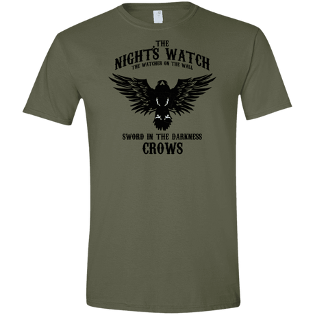 T-Shirts Military Green / S Watcher on the Wall Men's Semi-Fitted Softstyle