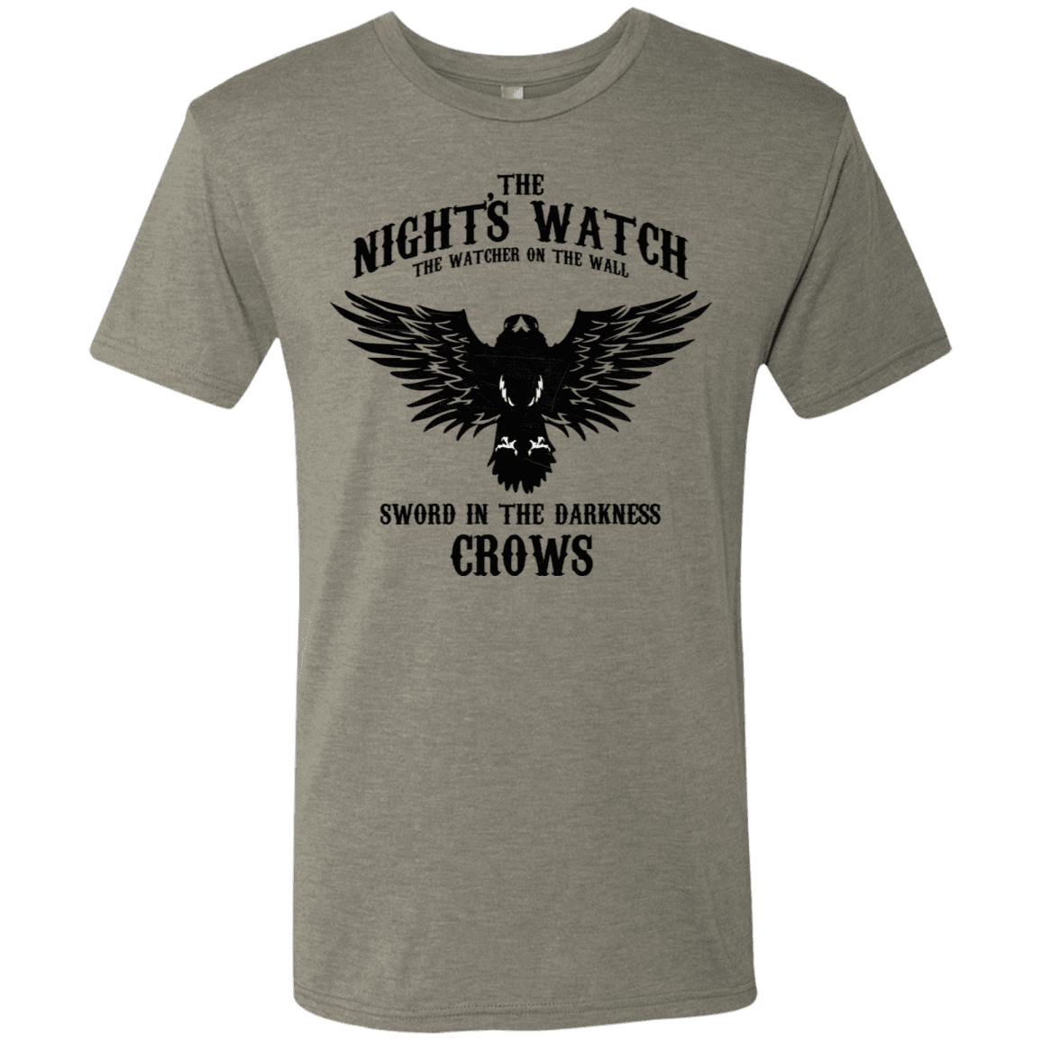 T-Shirts Venetian Grey / S Watcher on the Wall Men's Triblend T-Shirt