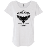 T-Shirts Heather White / X-Small Watcher on the Wall Triblend Dolman Sleeve