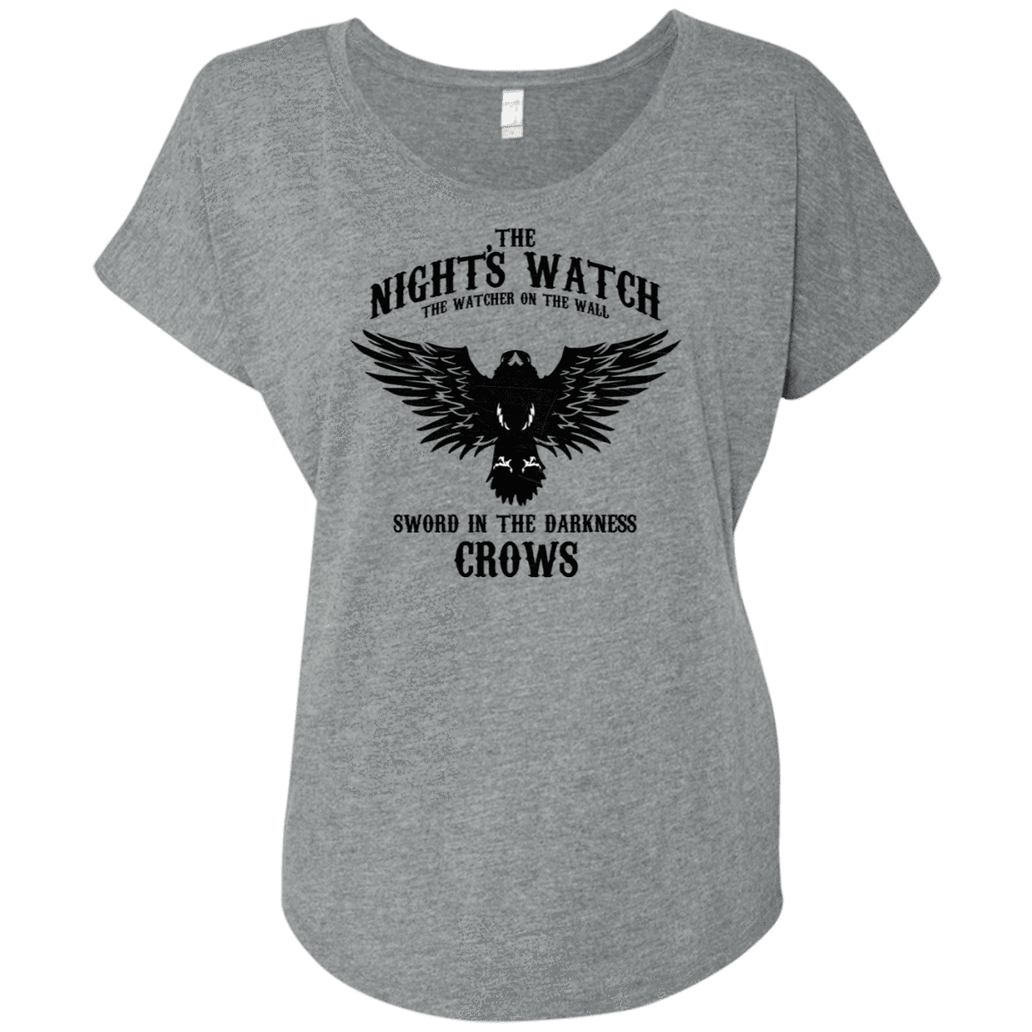 T-Shirts Premium Heather / X-Small Watcher on the Wall Triblend Dolman Sleeve