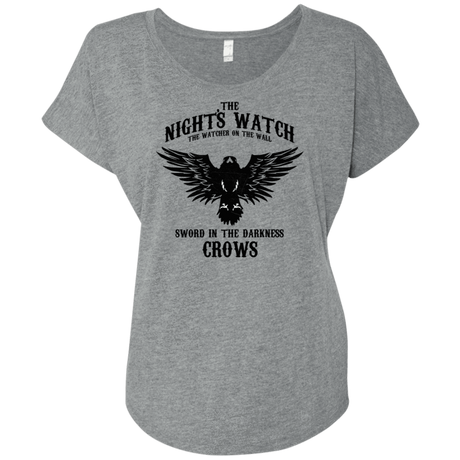 T-Shirts Premium Heather / X-Small Watcher on the Wall Triblend Dolman Sleeve