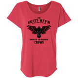 T-Shirts Vintage Red / X-Small Watcher on the Wall Triblend Dolman Sleeve