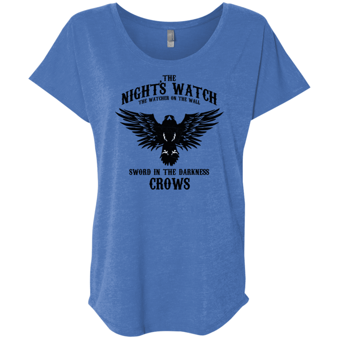 T-Shirts Vintage Royal / X-Small Watcher on the Wall Triblend Dolman Sleeve