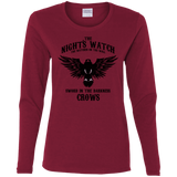 T-Shirts Cardinal / S Watcher on the Wall Women's Long Sleeve T-Shirt