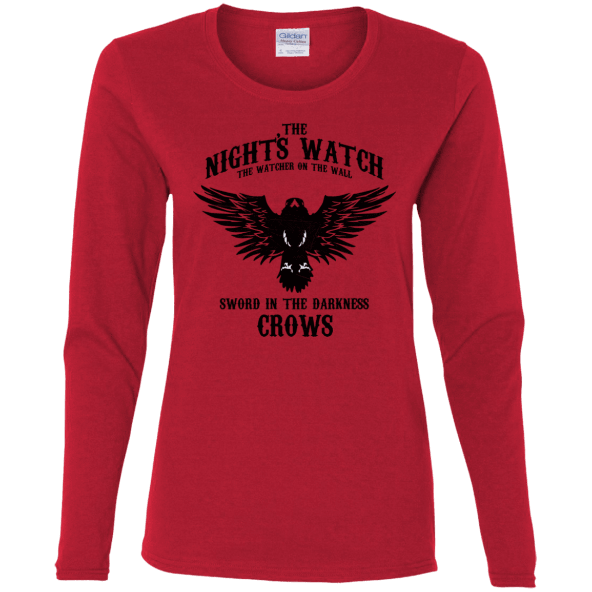 T-Shirts Red / S Watcher on the Wall Women's Long Sleeve T-Shirt