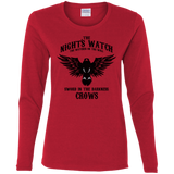 T-Shirts Red / S Watcher on the Wall Women's Long Sleeve T-Shirt