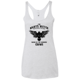 T-Shirts Heather White / X-Small Watcher on the Wall Women's Triblend Racerback Tank