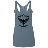 T-Shirts Indigo / X-Small Watcher on the Wall Women's Triblend Racerback Tank