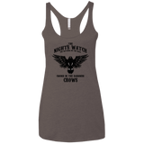 T-Shirts Macchiato / X-Small Watcher on the Wall Women's Triblend Racerback Tank