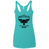 T-Shirts Tahiti Blue / X-Small Watcher on the Wall Women's Triblend Racerback Tank