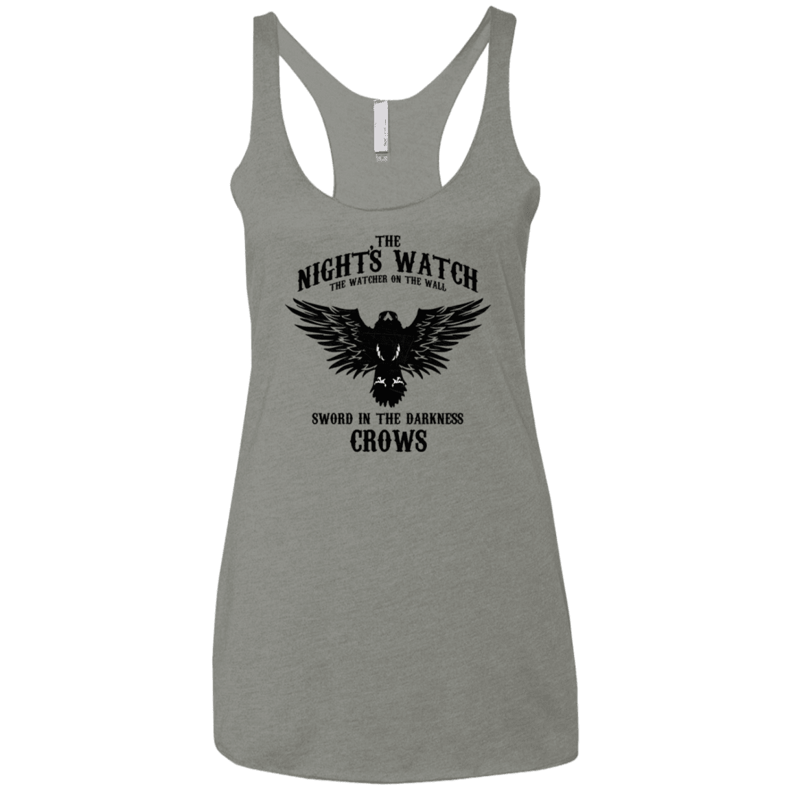 T-Shirts Venetian Grey / X-Small Watcher on the Wall Women's Triblend Racerback Tank