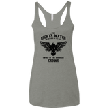 T-Shirts Venetian Grey / X-Small Watcher on the Wall Women's Triblend Racerback Tank