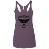 T-Shirts Vintage Purple / X-Small Watcher on the Wall Women's Triblend Racerback Tank