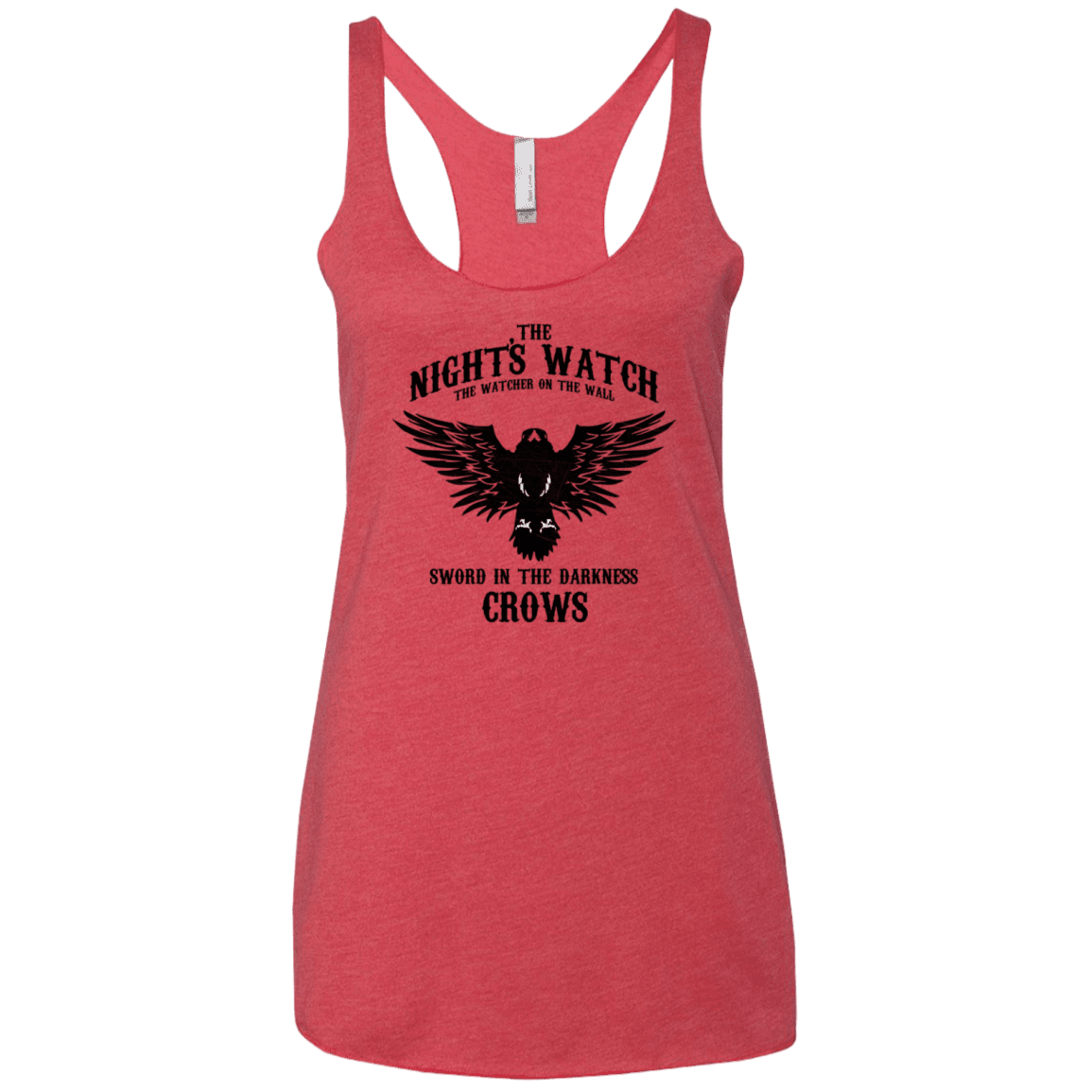 T-Shirts Vintage Red / X-Small Watcher on the Wall Women's Triblend Racerback Tank