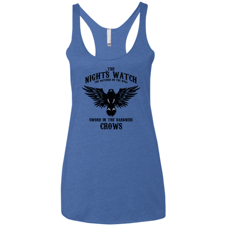 T-Shirts Vintage Royal / X-Small Watcher on the Wall Women's Triblend Racerback Tank