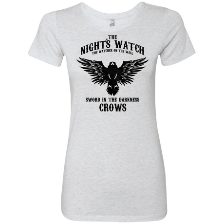 T-Shirts Heather White / S Watcher on the Wall Women's Triblend T-Shirt