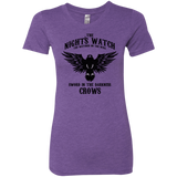 T-Shirts Purple Rush / S Watcher on the Wall Women's Triblend T-Shirt