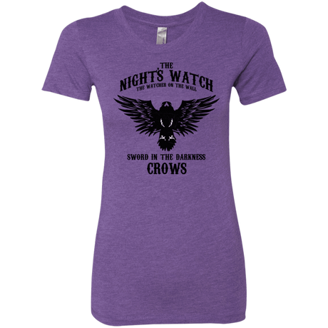 T-Shirts Purple Rush / S Watcher on the Wall Women's Triblend T-Shirt