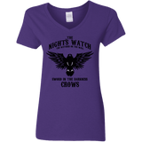 T-Shirts Purple / S Watcher on the Wall Women's V-Neck T-Shirt