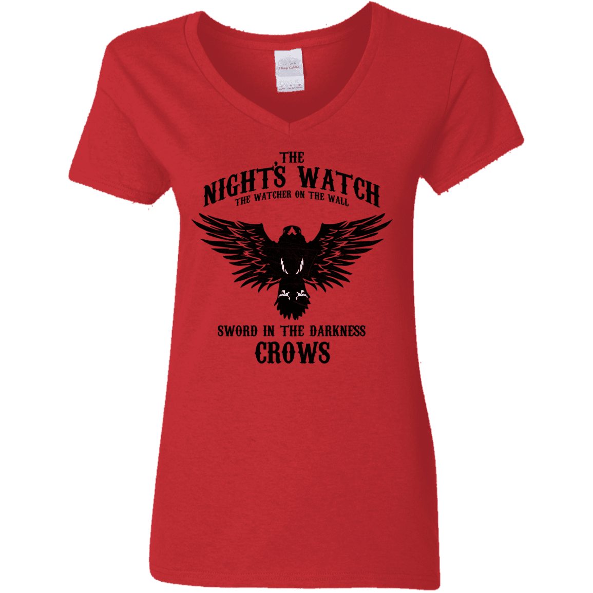 T-Shirts Red / S Watcher on the Wall Women's V-Neck T-Shirt