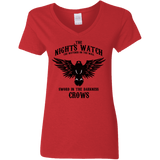 T-Shirts Red / S Watcher on the Wall Women's V-Neck T-Shirt