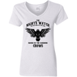 T-Shirts White / S Watcher on the Wall Women's V-Neck T-Shirt