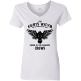 T-Shirts White / S Watcher on the Wall Women's V-Neck T-Shirt