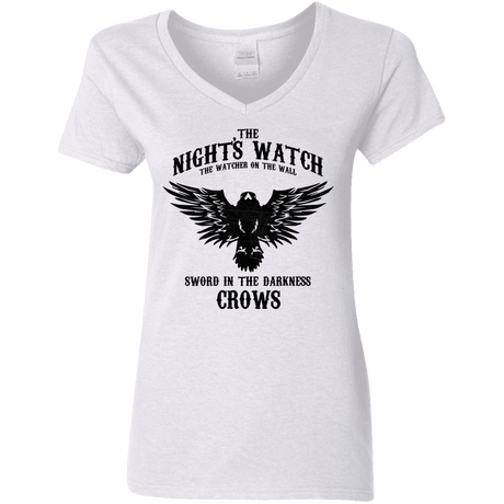 T-Shirts White / S Watcher on the Wall Women's V-Neck T-Shirt