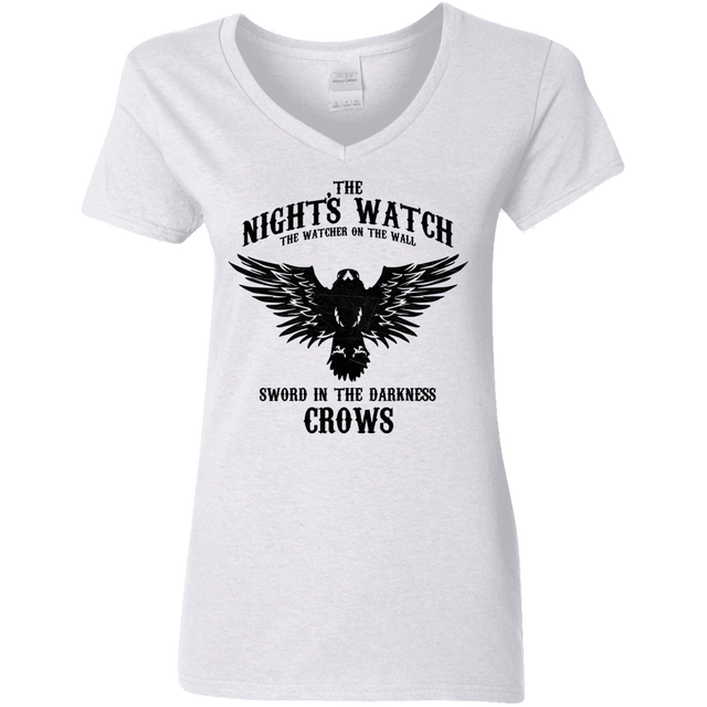 T-Shirts White / S Watcher on the Wall Women's V-Neck T-Shirt