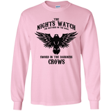 T-Shirts Light Pink / YS Watcher on the Wall Youth Long Sleeve T-Shirt