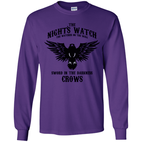 T-Shirts Purple / YS Watcher on the Wall Youth Long Sleeve T-Shirt