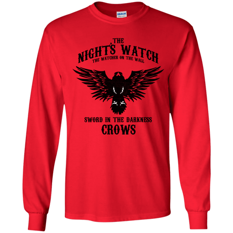 T-Shirts Red / YS Watcher on the Wall Youth Long Sleeve T-Shirt