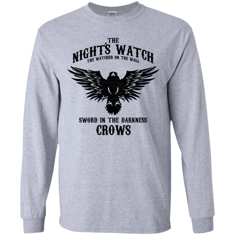 T-Shirts Sport Grey / YS Watcher on the Wall Youth Long Sleeve T-Shirt