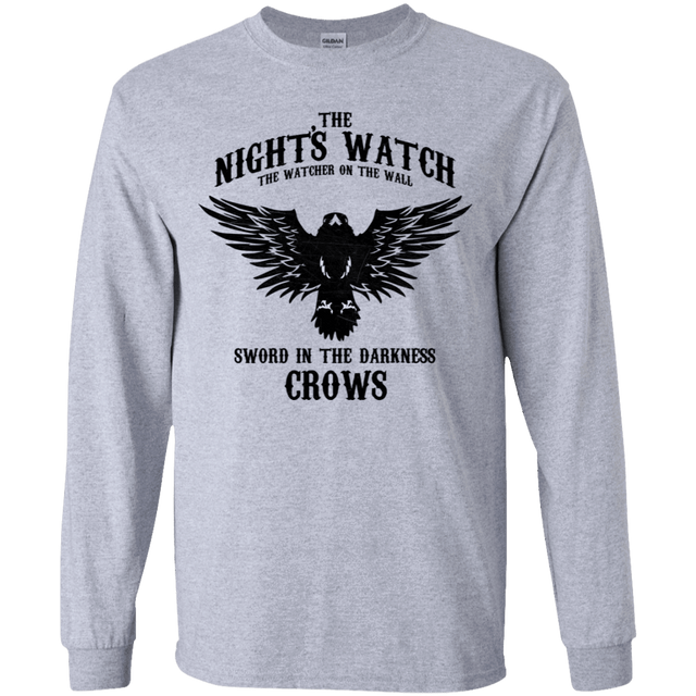 T-Shirts Sport Grey / YS Watcher on the Wall Youth Long Sleeve T-Shirt
