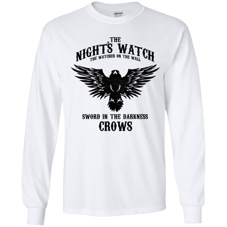T-Shirts White / YS Watcher on the Wall Youth Long Sleeve T-Shirt