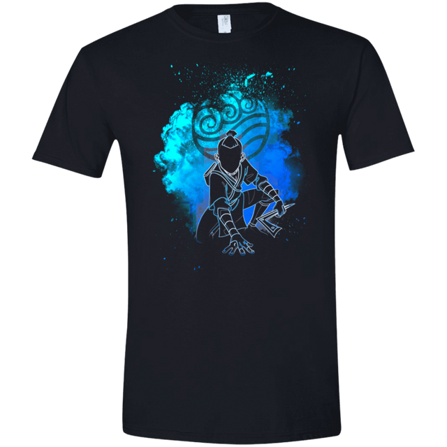 T-Shirts Black / X-Small Water Bender Soul Brother Men's Semi-Fitted Softstyle