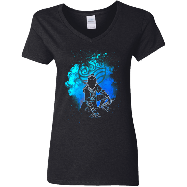 T-Shirts Black / S Water Bender Soul Brother Women's V-Neck T-Shirt