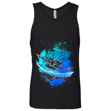 T-Shirts Black / S Water Bender Soul Katara Men's Premium Tank Top