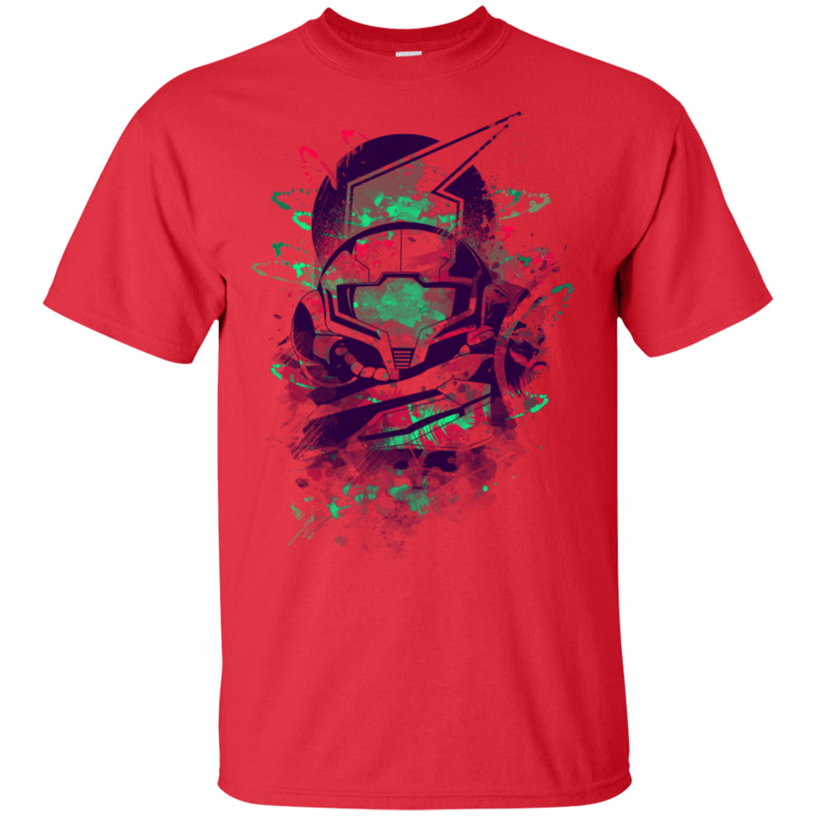 T-Shirts Red / S Water Color Bounty Hunter T-Shirt