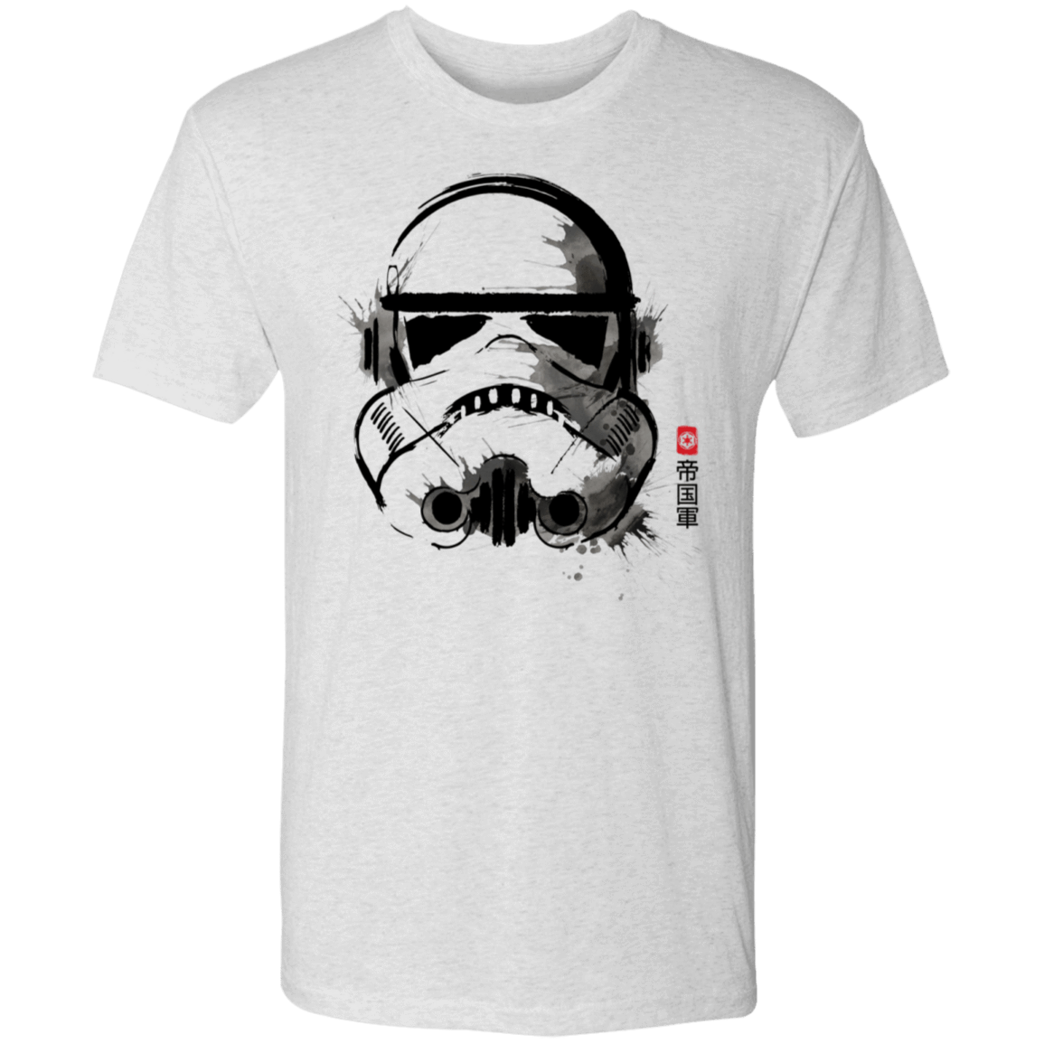 T-Shirts Heather White / S Water Color Troops Men's Triblend T-Shirt