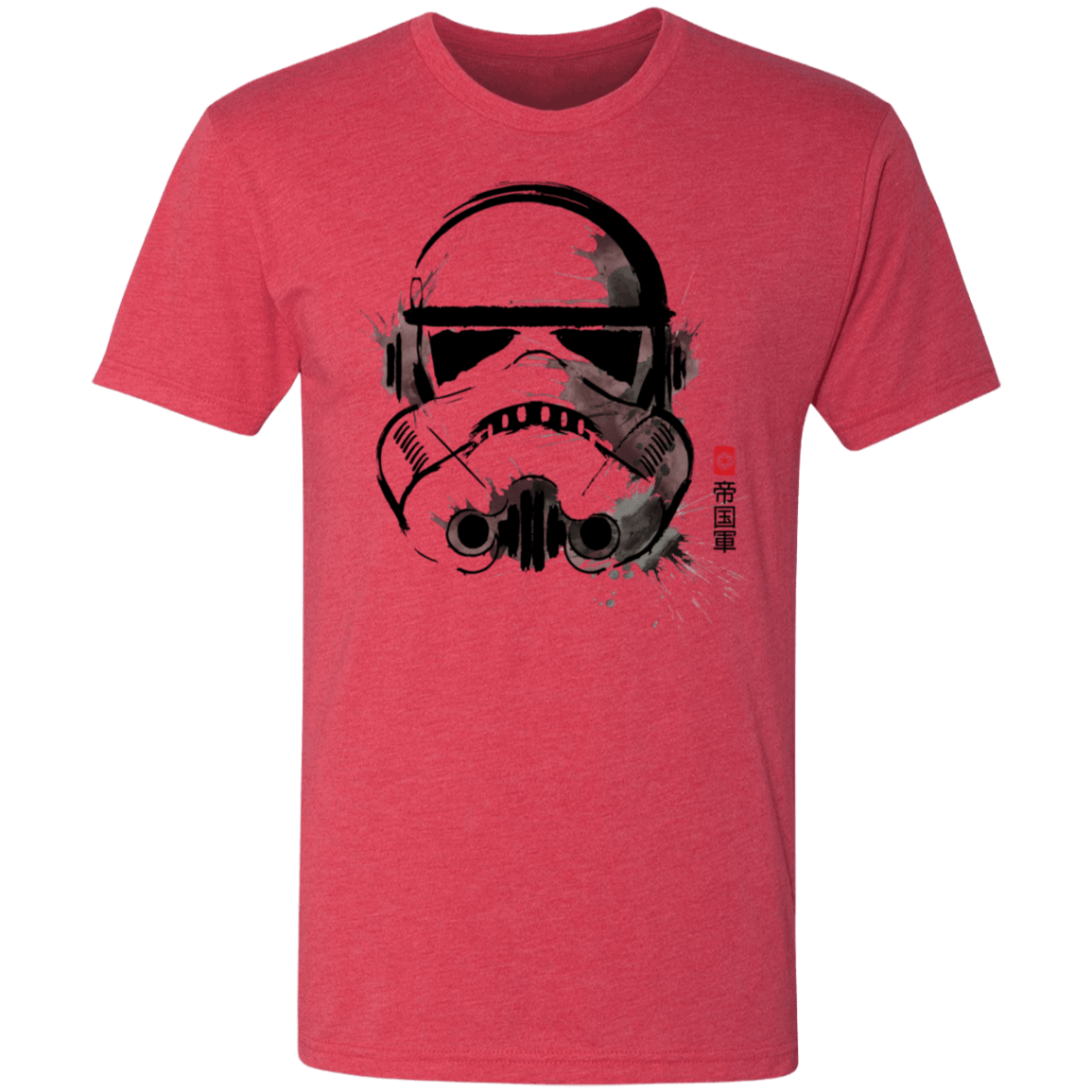 T-Shirts Vintage Red / S Water Color Troops Men's Triblend T-Shirt