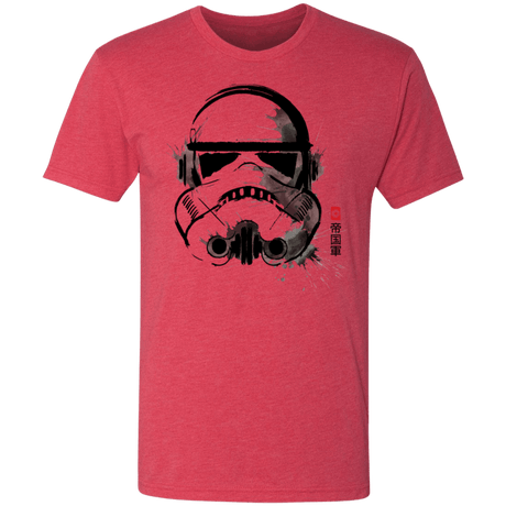 T-Shirts Vintage Red / S Water Color Troops Men's Triblend T-Shirt